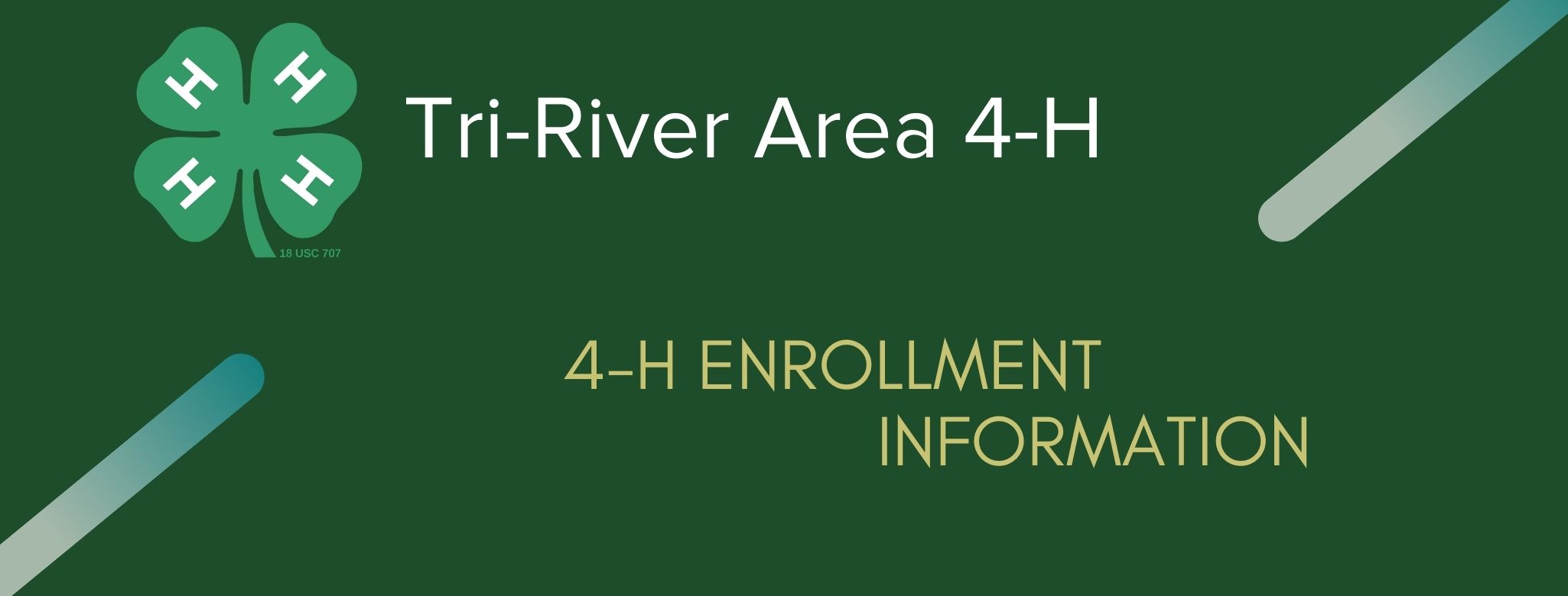 4 H Enrollment Tri River Area Extension